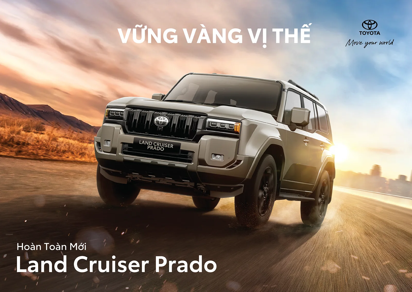 Land Cruiser Prado hoàn toàn mới – Vững vàng vị thế
